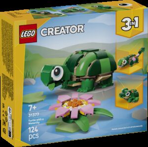 LEGO Creator Turtle with a Water Lily Flower