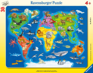 Ravensburger Frame Puzzle 30 pc Animals of the World