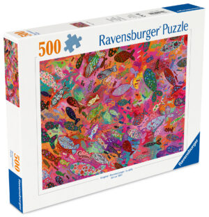 Ravensburger Puzzle 500 Pieces: Fish In Fuchsia