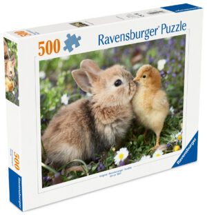 Ravensburger Puzzle 500 Pieces: Rabbit And Chick