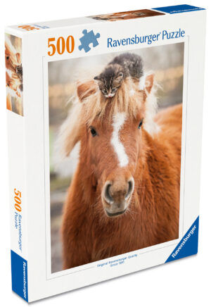 Ravensburger Puzzle 500 Pieces: Pony And Cat