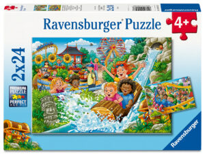 Ravensburger Puzzle 2x24 Pieces: Amusement Park Fun