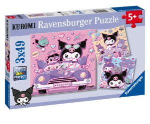 Ravensburger Puzzle 3x49 Pieces: Hello Kitty Kuromi On Tour