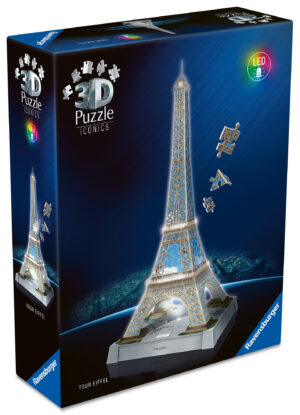 Ravensburger 3D Puzzle With LED Light: Eiffel Tower