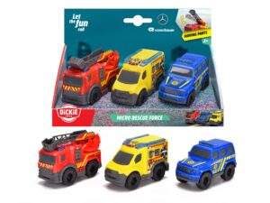 Dickie Toys Micro Rescue Force Set