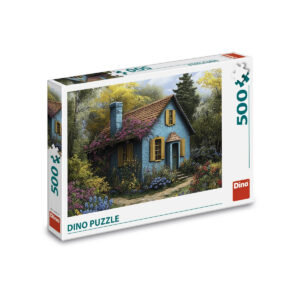 Dino Puzzle 500 Pieces: Blue House