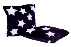 TTS Glow in the Dark Cushions 2pk - Black