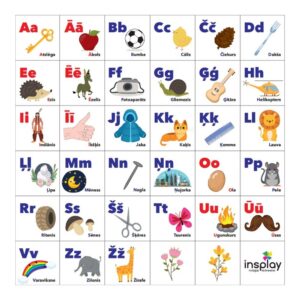 TTS Bee-Bot ABC Latvian alphabet mat