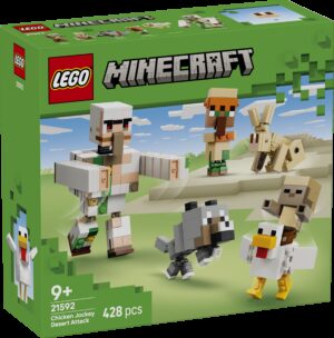 LEGO Minecraft Chicken Jockey Desert Attack