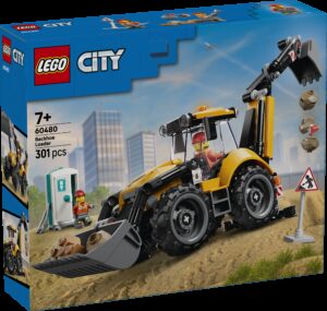 LEGO City Yellow Backhoe Loader