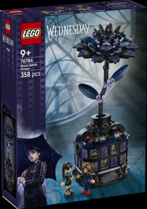 LEGO Wednesday Black Dahlia Flower