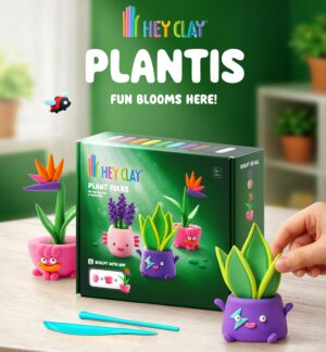 HEY CLAY Modeling Clay 15 Pieces: Plant Folks