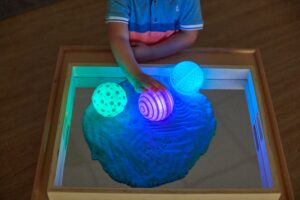 TTS Light Up Tactile Glow Spheres 6pk