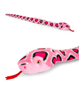 Keel Toys Keeleco Pink Snake, 100 cm