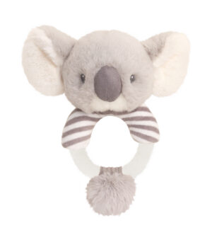 Keel Toys Keeleco Cozy Koala Ring Rattle, 14 cm