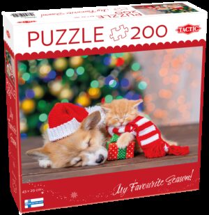 Tactic Puzzle 200 Pcs: Fluffy Presents