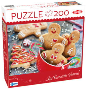 Tactic Puzzle 200 Pcs: Cutie Ginderbreads