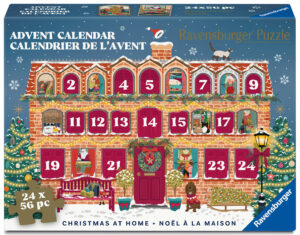 Ravensburger Puzzle Advent Calendar 24x56 Pieces: Christmas at Home